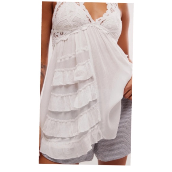 New Free People Adella Halter Slip Mini Dress - Picture 6 of 6